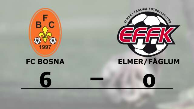 FC Bosna vann mot Elmer/Fåglums FK