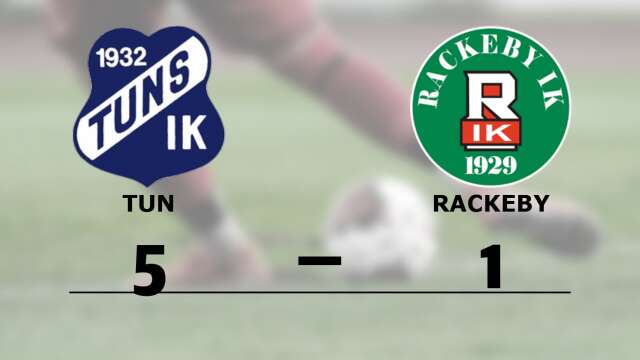 Tuns IK vann mot Rackeby IK
