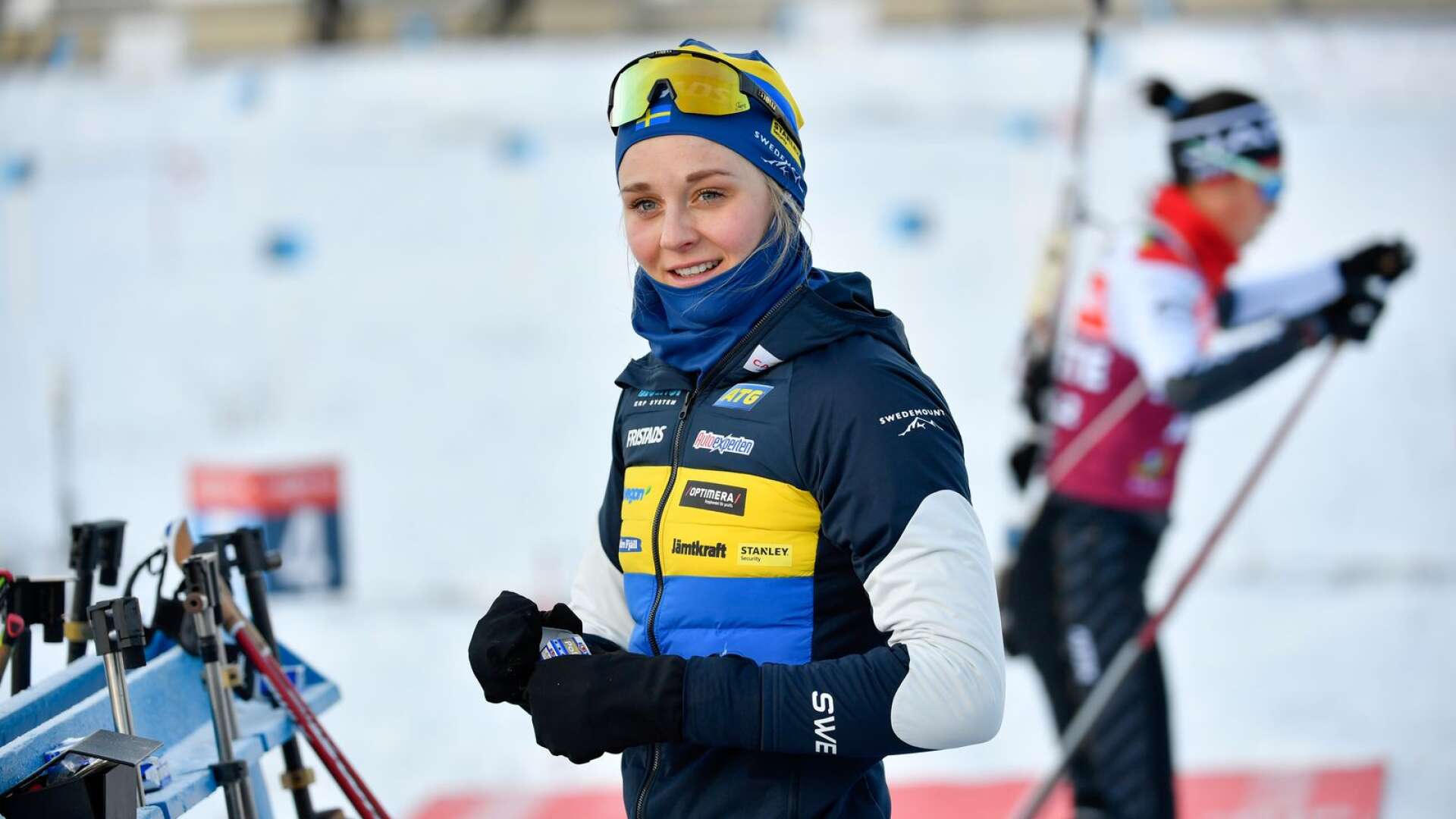 Stina Nilsson kan sannolikt se fram emot OS i Peking i februari. Arkivbild.