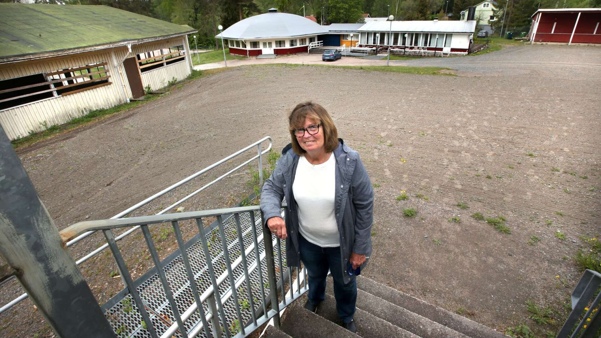 Agneta Svensson vill bevara Nykroppa Folkets park som helhet.
