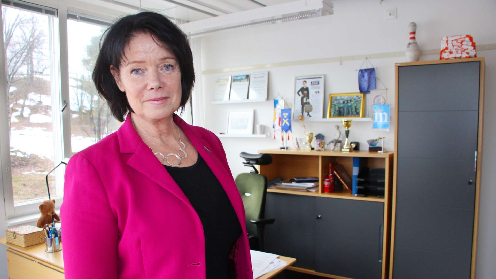 Katarina Jonsson (M) slutar med politiken i Skövde när det här året är slut. Vid årsskiftet städar hon ut tjänsterummet efter tolv år på posten.