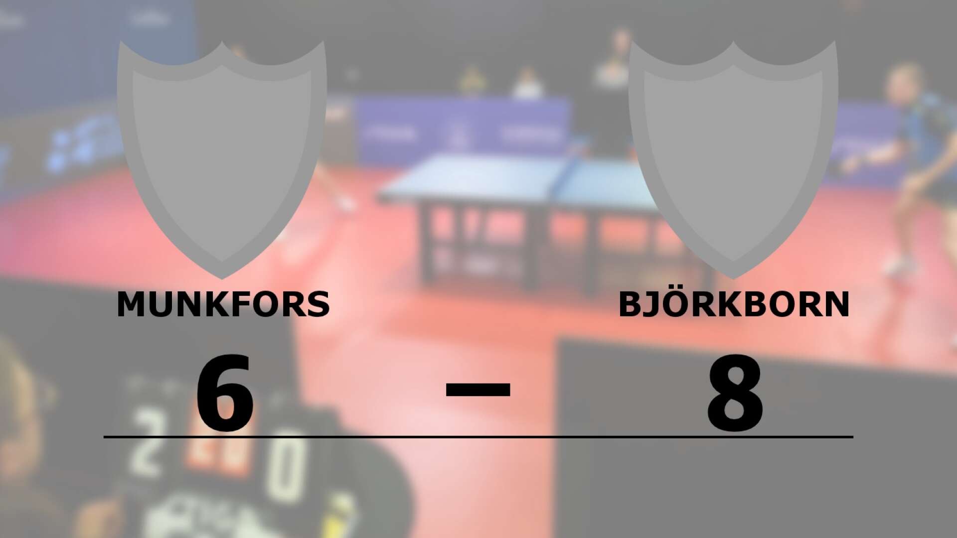 Munkfors BTK förlorade mot Björkborns GoIF