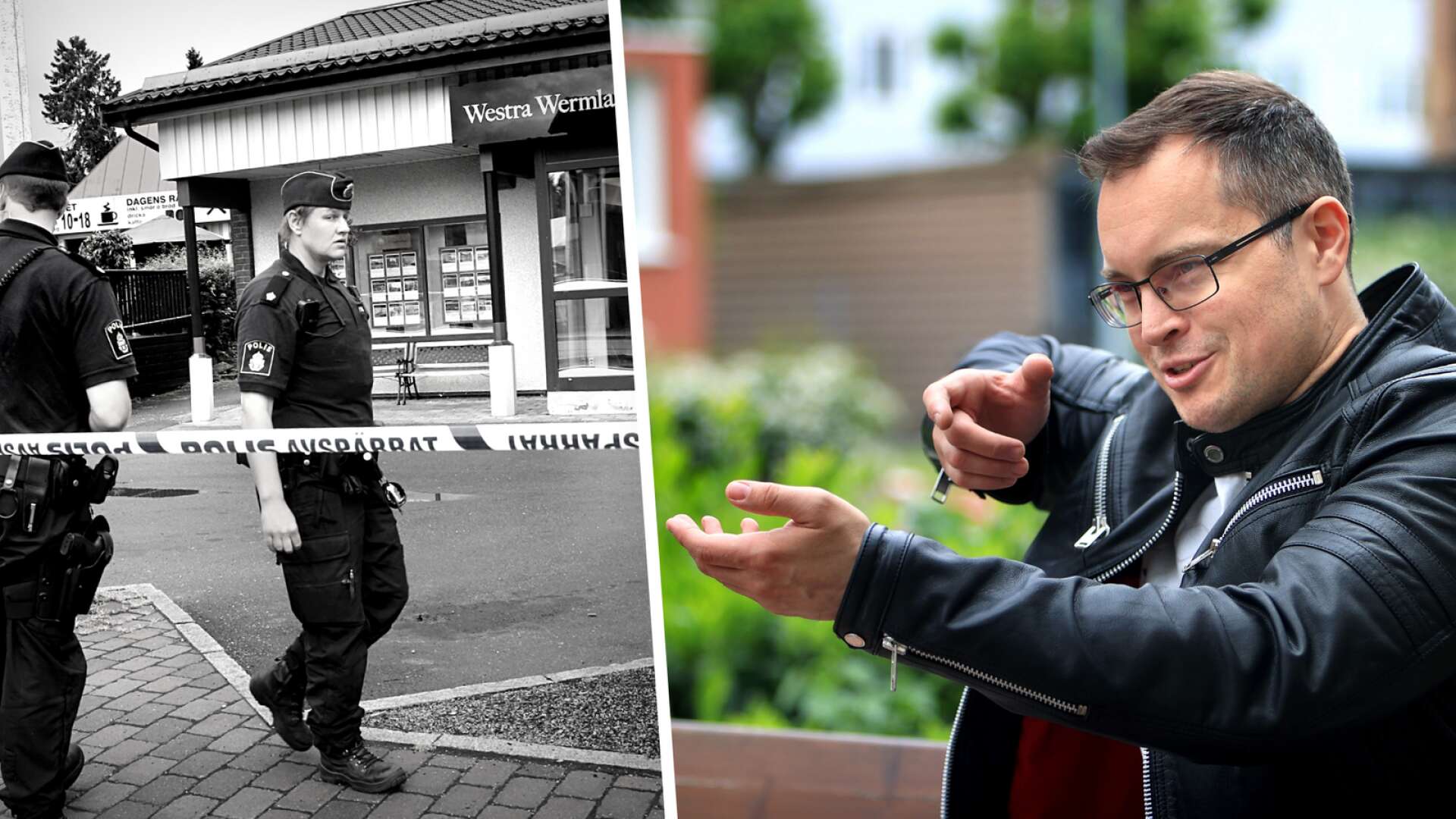 Dagen då banken i Töcksfors rånades • Marcus Olausson hotades med ett maskingevär