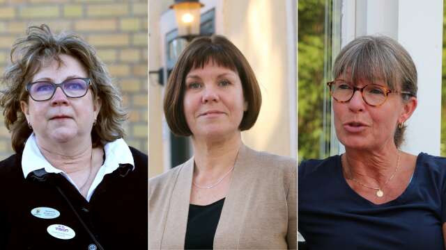 Susanne Birgersson, Vision, Lena Dalstam, Kommunal, och Anette Skoglöf Zghiguida, Vårdförbundet, var eniga om rekryteringen. Bildkollage av arkivbilder.