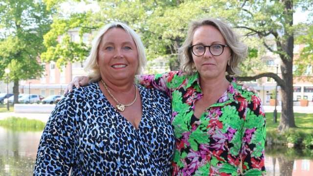 Maj-Britt Nilsson Herhold och Jasmine Herhold är de två nya centrumledarna för Omtänksamma Kristinehamn. 