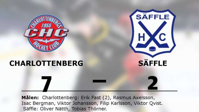 Charlottenbergs HC vann mot Säffle HC