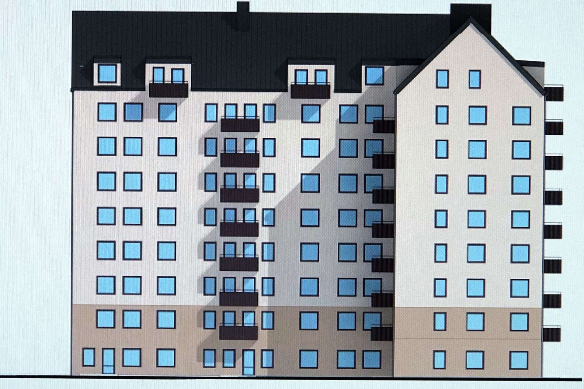 76 hyresrätter blir det i Peabs nya åttavåningshus på Tullholmen. Projektet fick bygglov på onsdagen av stadsbyggnadsnämnden.
