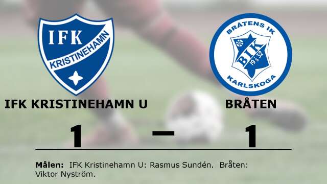 IFK Kristinehamn Fotboll spelade lika mot Bråtens IK