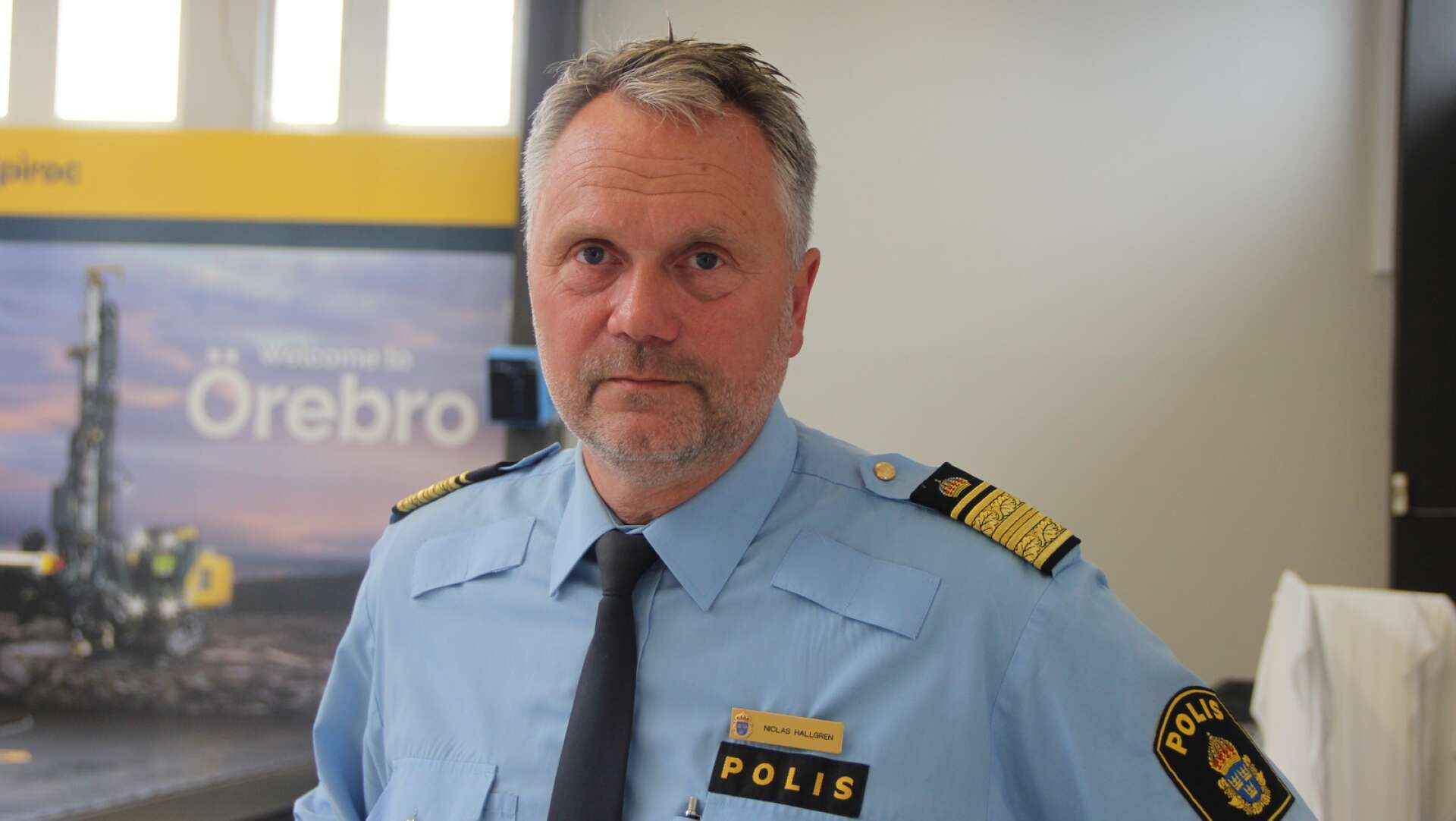 Niclas Hallberg biträdande regionpolischef region Bergslagen.