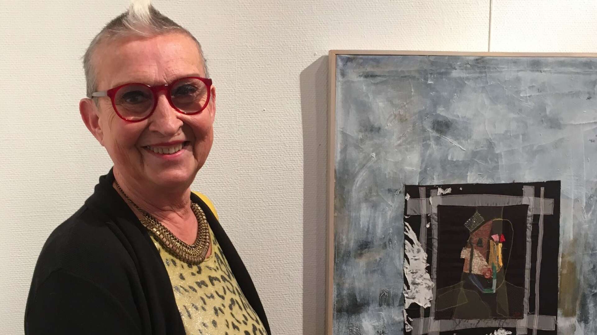 Liida Hardner Larsson från Karlstad hade i lördags vernissage för sin utställning i Silvénska galleriet.
