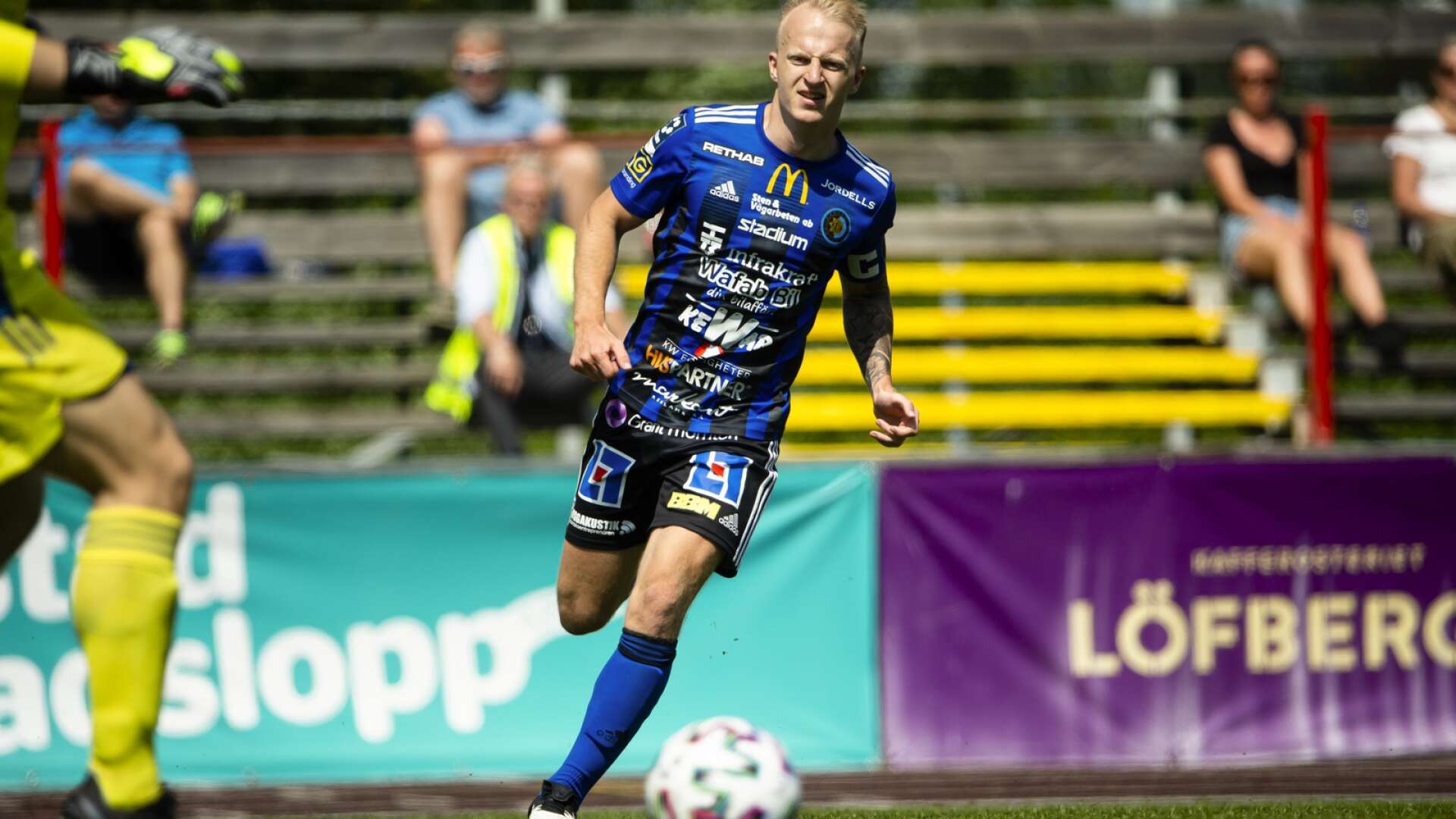 Oskar Alvers och Karlstad kommer för sista gången spela en fotbollsmatch på Tingvalla IP.