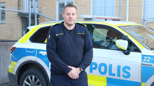 Fredrik Lundberg är kommunpolis i lokalpolisområde Kristinehamn som består av Kristinehamn, Storfors och Filipstad.