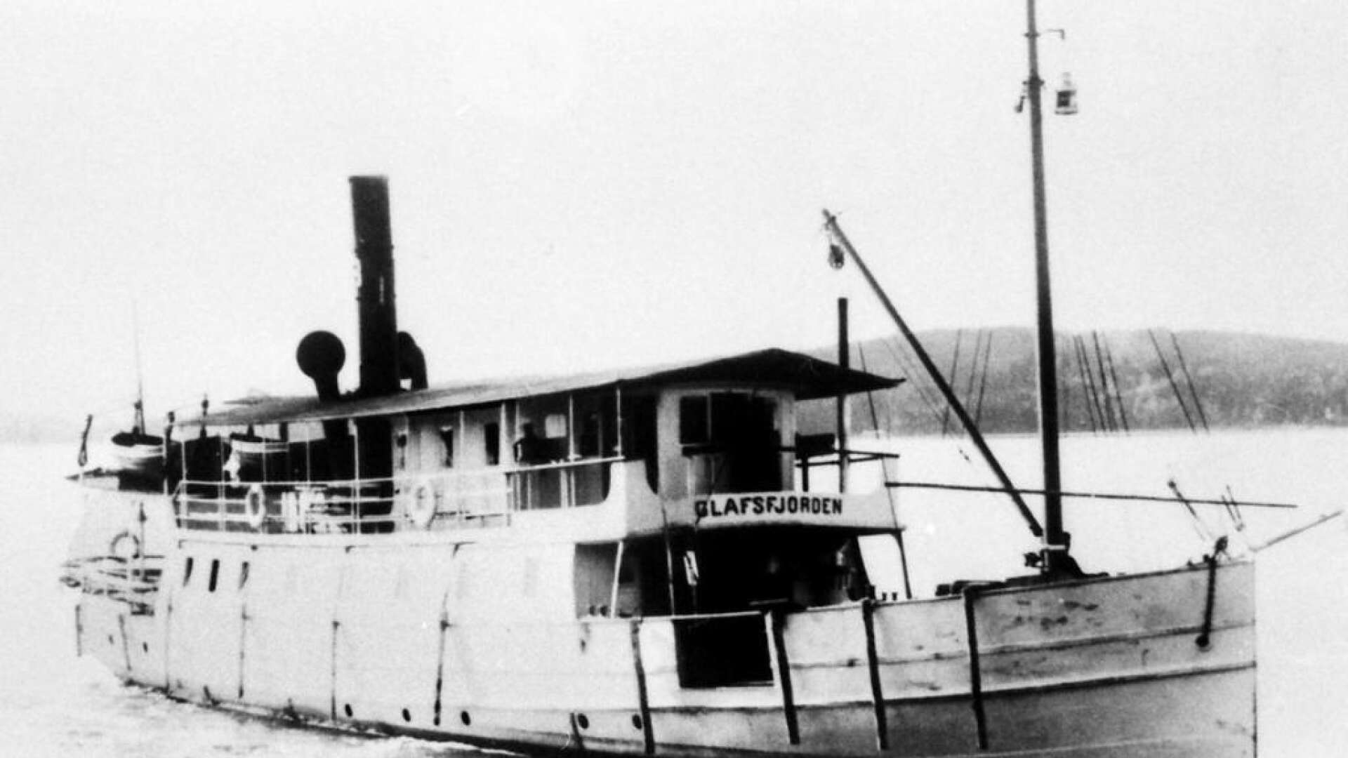 Det sista fartyget i reguljär trafik mellan Säffle och Arvika var Glafsfjorden. Trafiken upphörde 1935. Sedan dess har fartyget haft olika ägare. Idag finns hon i Enköping och det är också vad hon nu heter. Det var en gång också fartygets första namn. Nästa år fyller hon 150 år och skall vara världens äldsta propellerfartyg i sitt slag i drift.