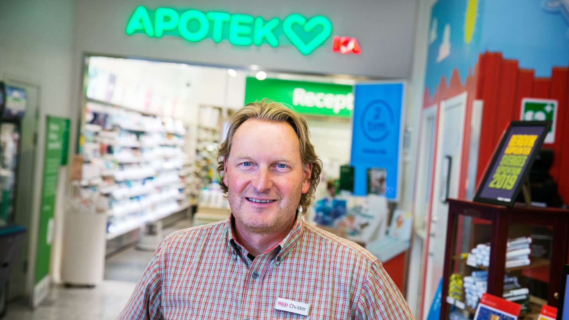 Christer Johansson, köpman på Ica Maxi Bergvik, ser gärna en vårdcentral på Bergvik.