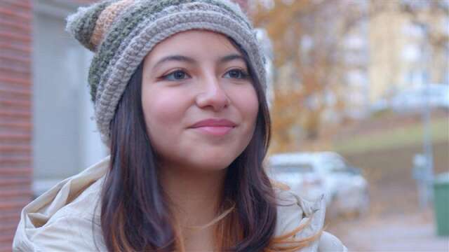 Casandra, utbytesstudent från Chile. 