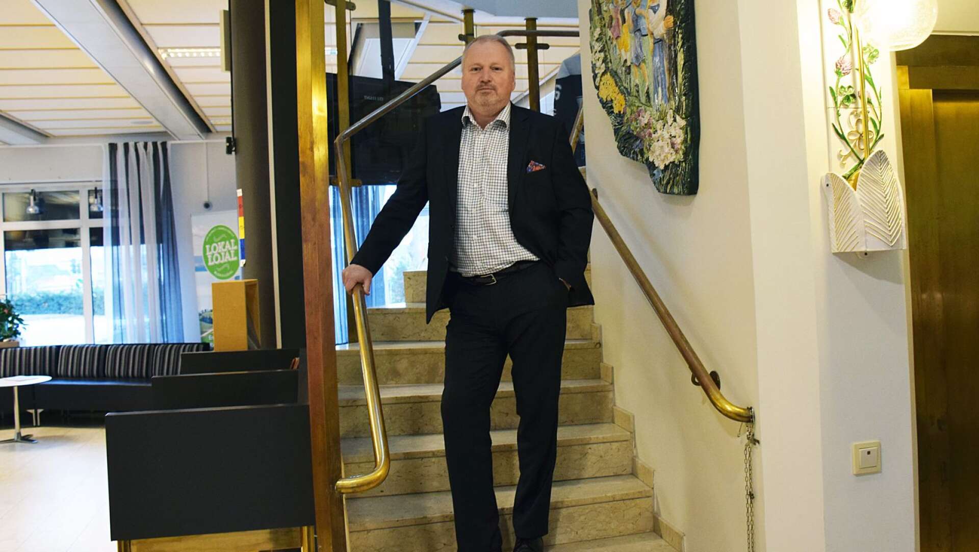 Anders Bäckman, vd för Fryksdalens sparbank som tillsammans med Westra wermlands sparbank kommer att satsa miljonbelopp i riskkapital för lokala entreprenörer.