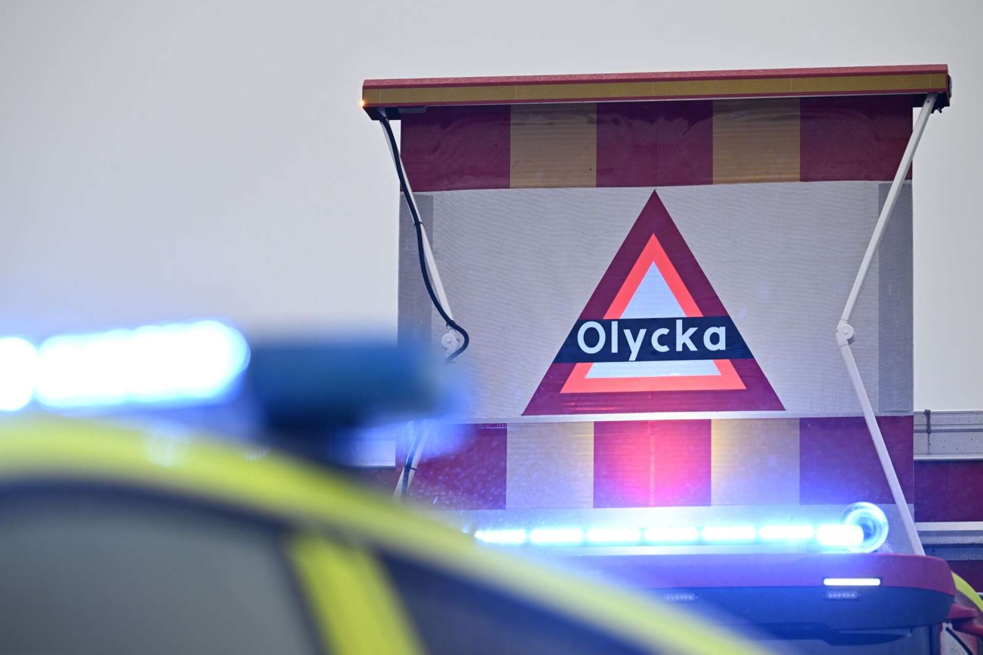 En singelolycka på E45 inträffade utanför Åmål på fredagskvällen.