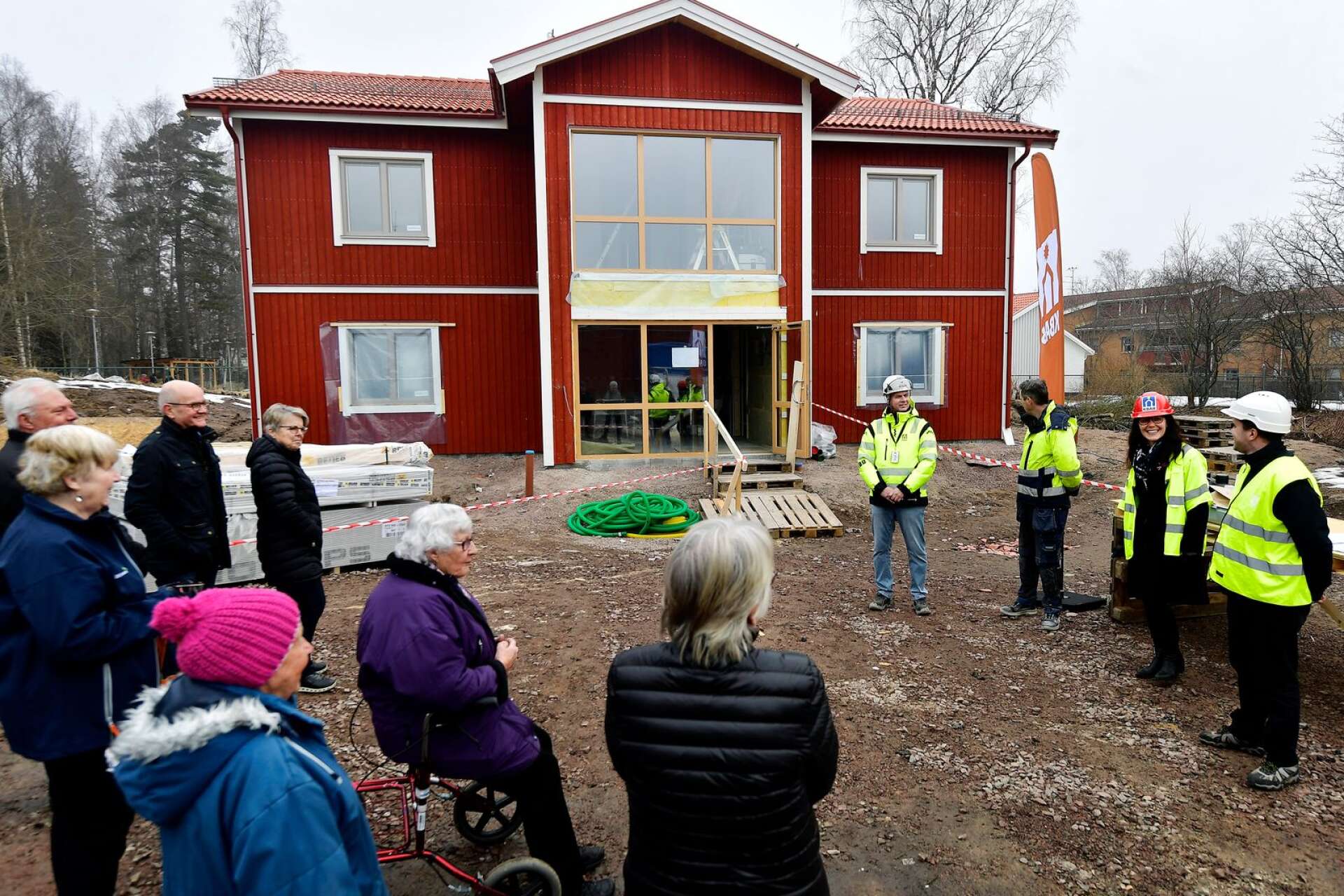 KBAB:s småskaliga projekt i Väse med fyra lägenheter, visades upp i våras. Utöver det pågår större byggen på Tullholmen, i Östra Jakobsberg och på Hagaborg.