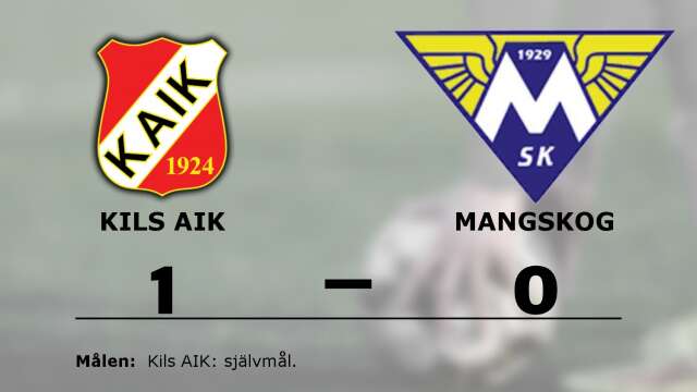Kils AIK FK vann mot Mangskogs SK