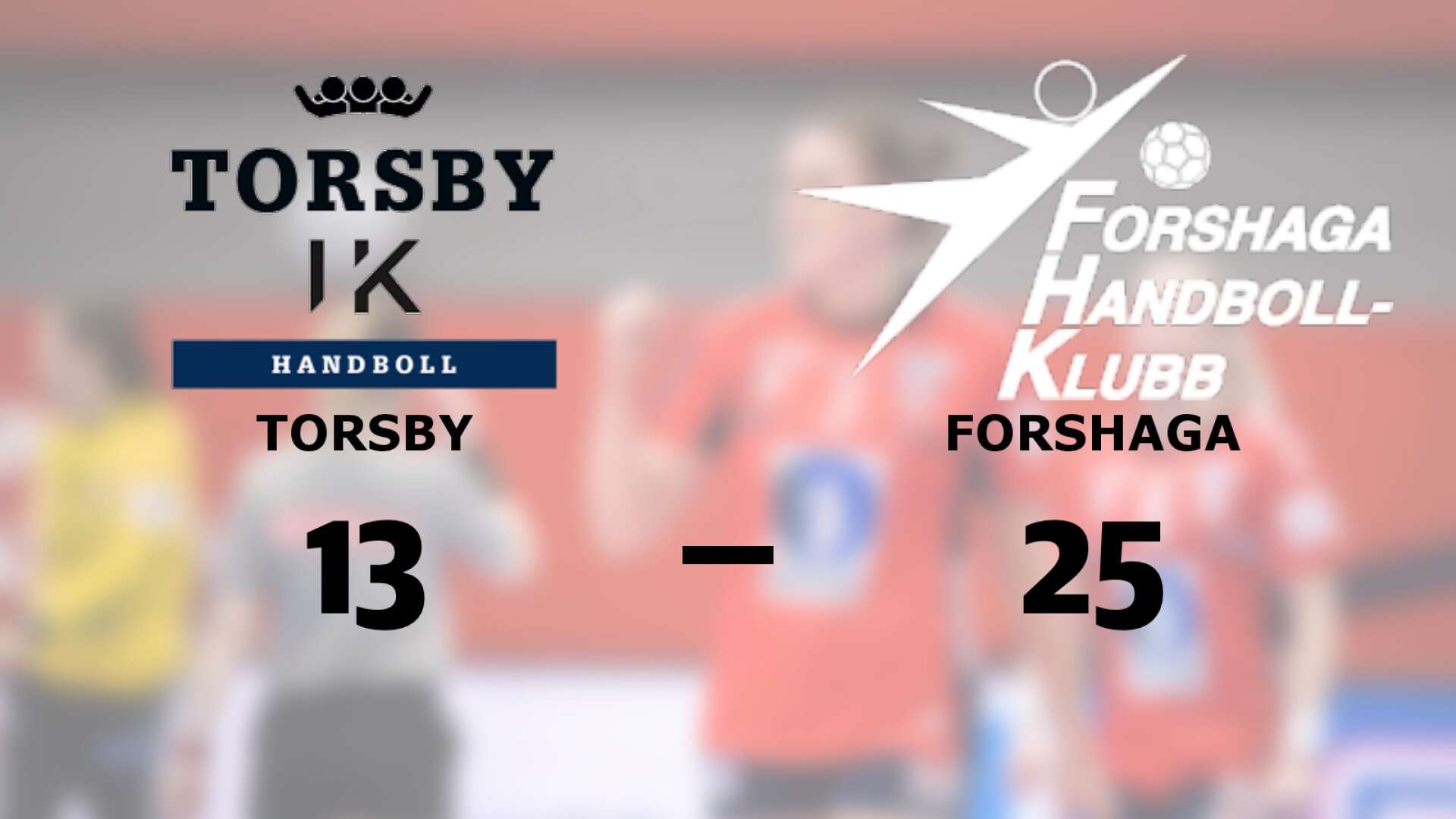 Torsby IK förlorade mot Forshaga HK