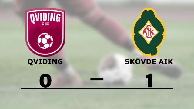 Qviding FIF förlorade mot Skövde AIK