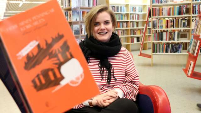 Jessica Hermansson, bibliotekarie vid stadsbiblioteket, är laddad inför tisdagens bibliotekskväll om Selma Lagerlöfs Körkarlen.