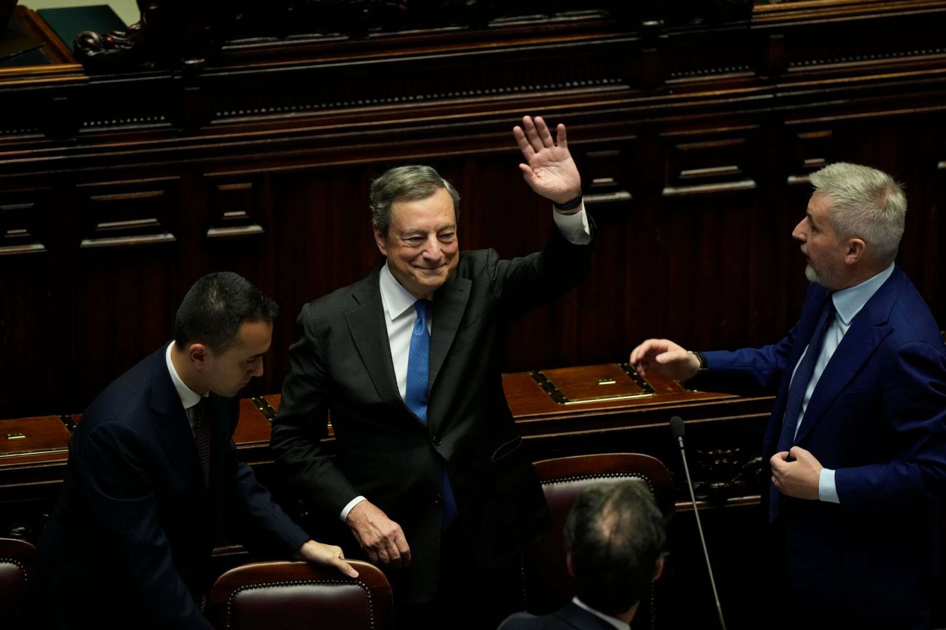Italiens avgående premiärminister Mario Draghi.
