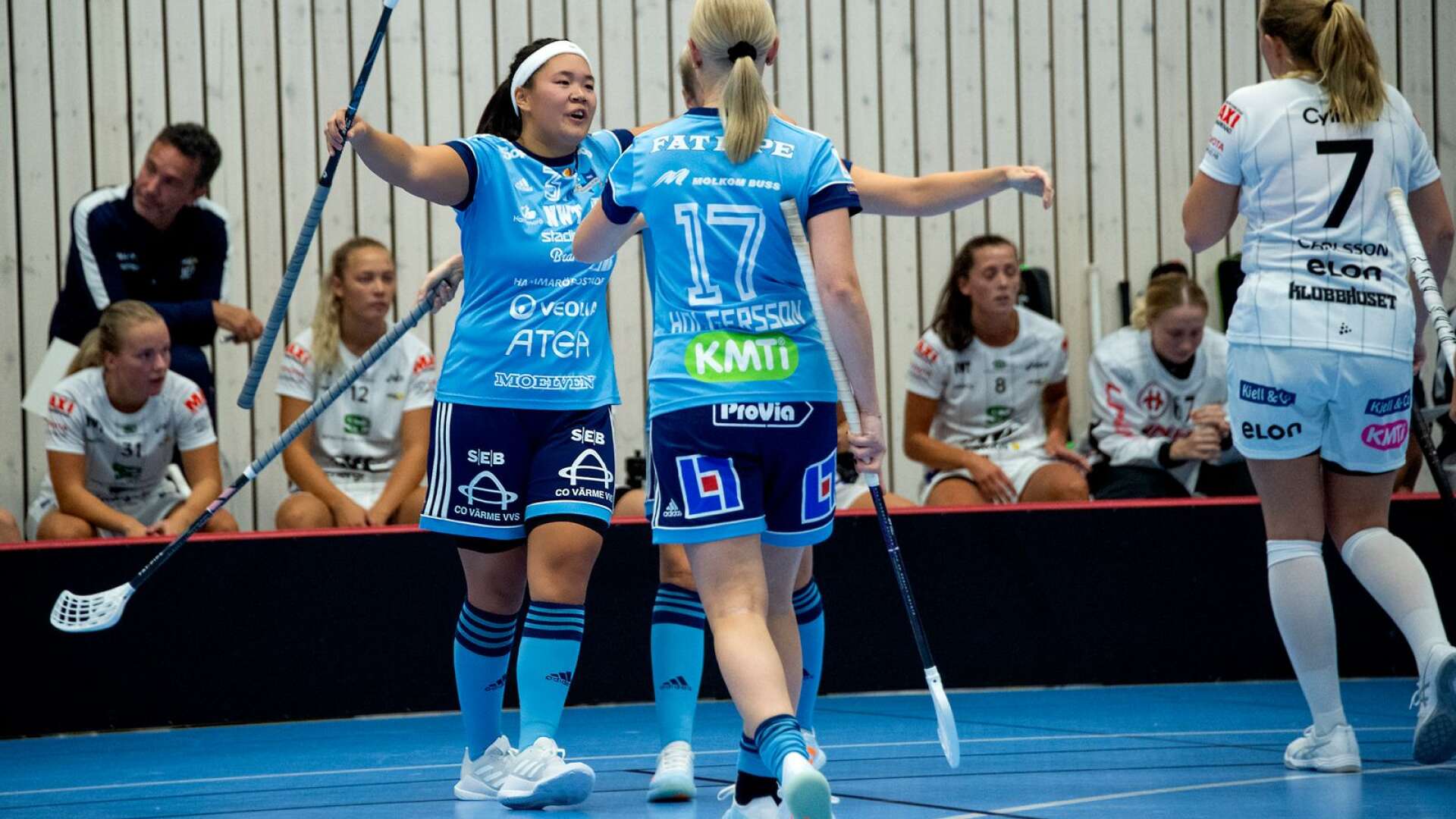 Skoghalls Caroline Nordqvist blev tvåmålsskytt mot Karlstad IBF. 