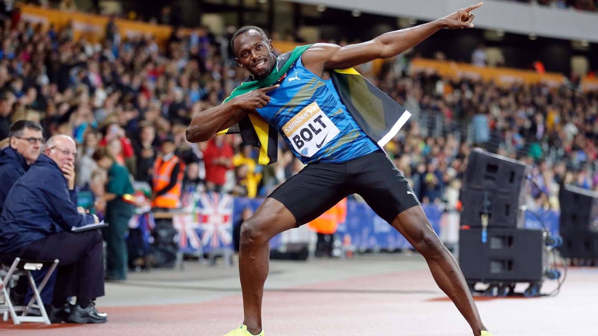 Usain Bolt under Diamond League i London 2015. Den 9 juli kommer galan till Karlstad. 