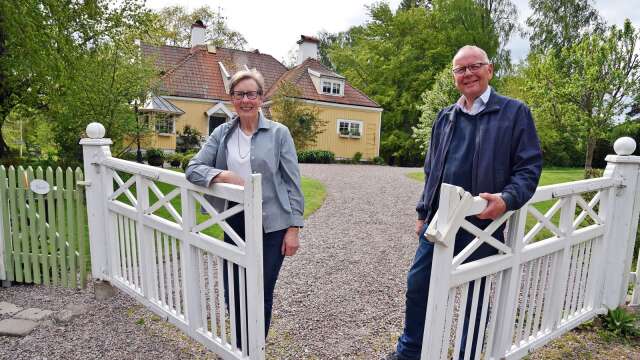 Kerstin och Yngve Wåhlstedt är redo för sommarens sista Öppen trädgård.