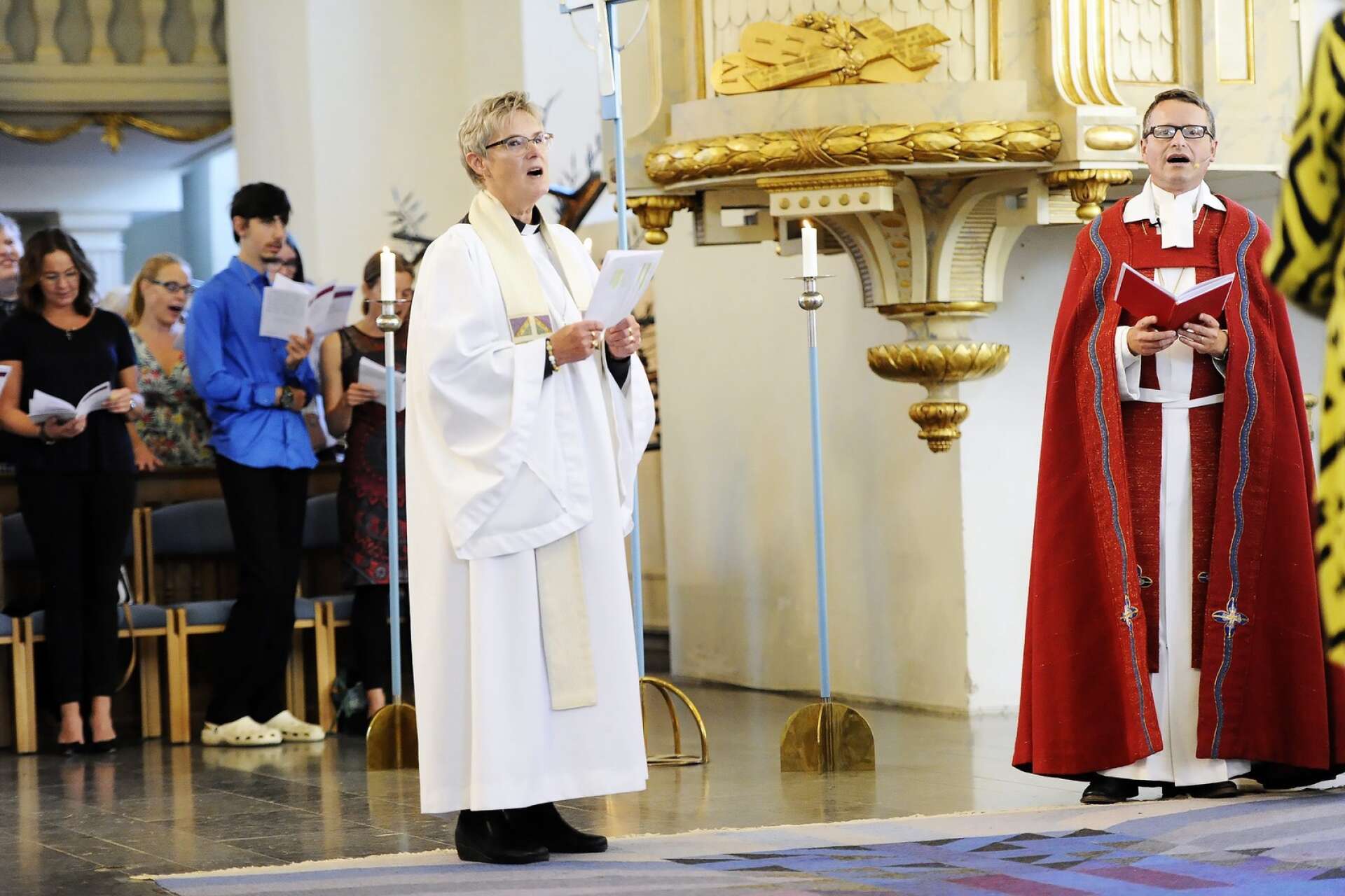 En vecka efter att Sören Dalevi vigts till biskop höll kyrkan en mottagningsgudstjänst för honom i Karlstads domkyrka.