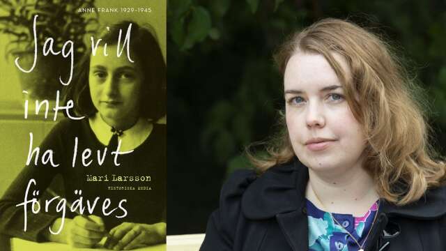 Mari Larsson har skrivit en bok om Anne Frank, vars dagbok blivit läst världen över.