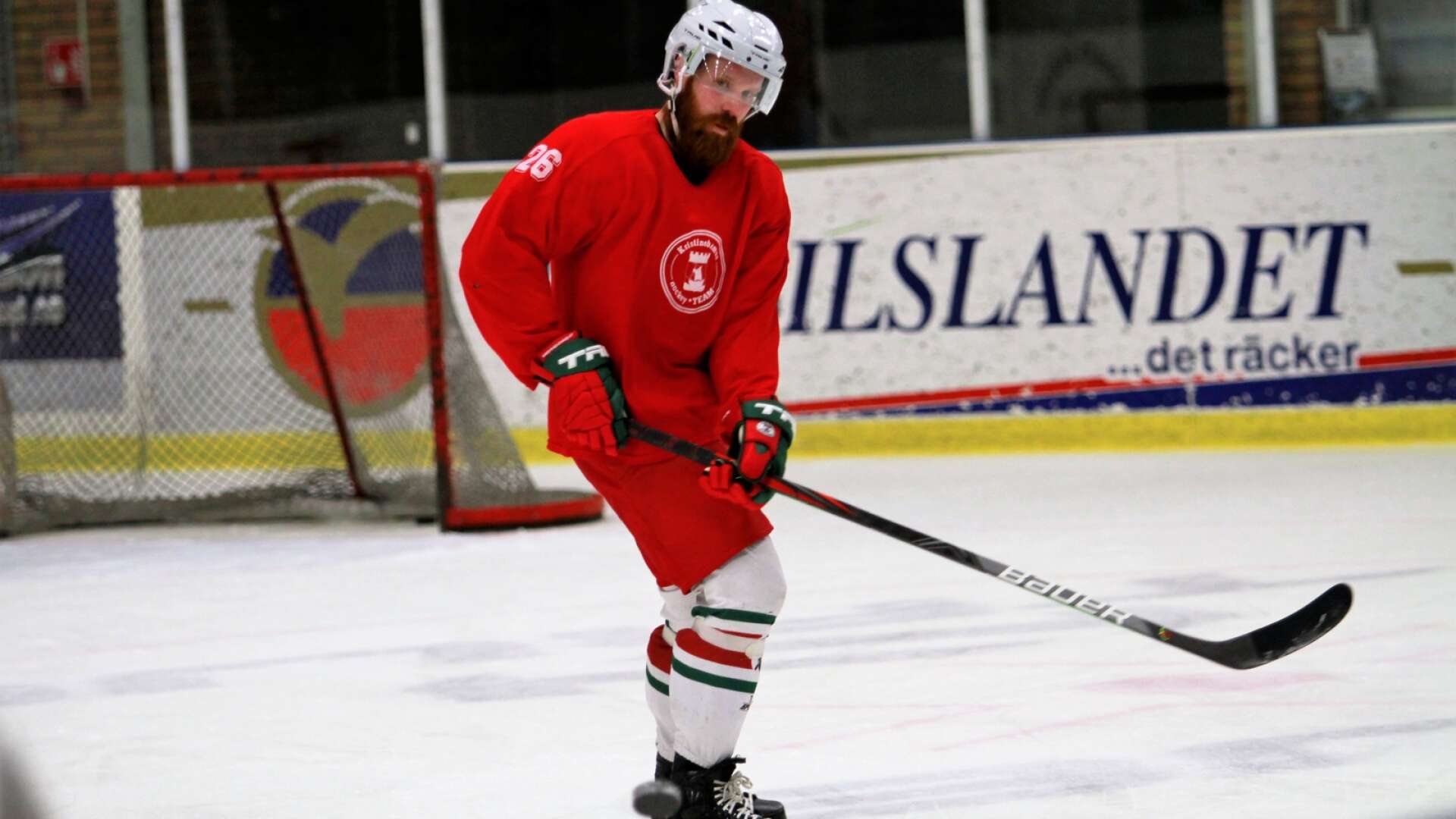 Fredrik Höggren avslutade sin långa ishockeykarriär i moderföreningen.