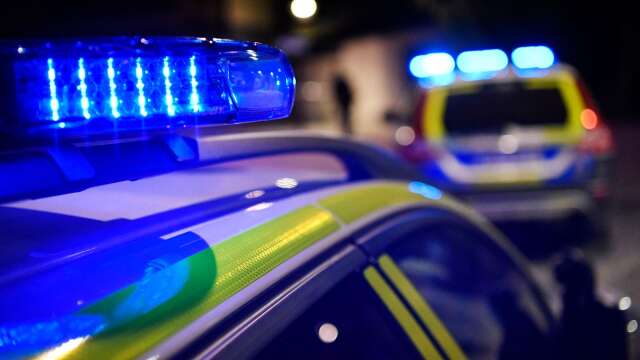 Två polispatruller skickades till Hagfors.