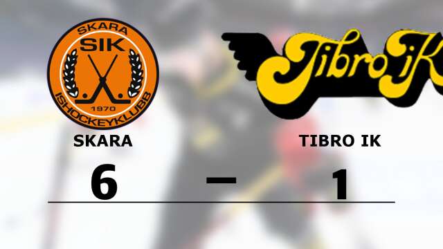 Skara IK vann mot Tibro IK