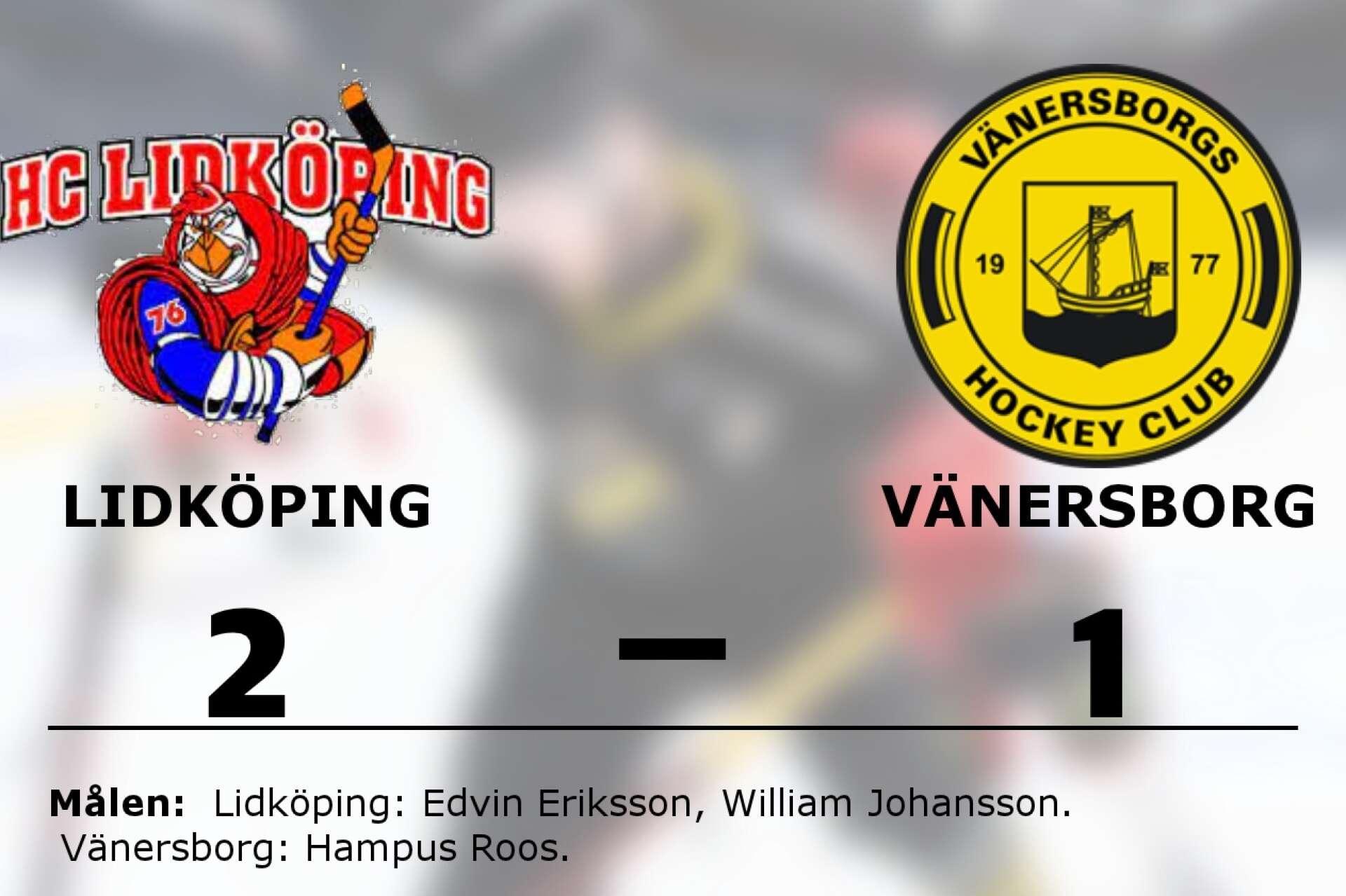 HC Lidköping vann mot Vänersborgs HC