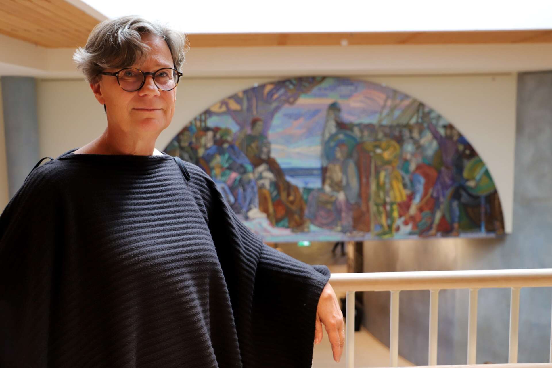 Karin Åberg Waern, utställningschef på Värmlands museum, är glad över donationen och planerar nu även för en hel Törnemanutställning.