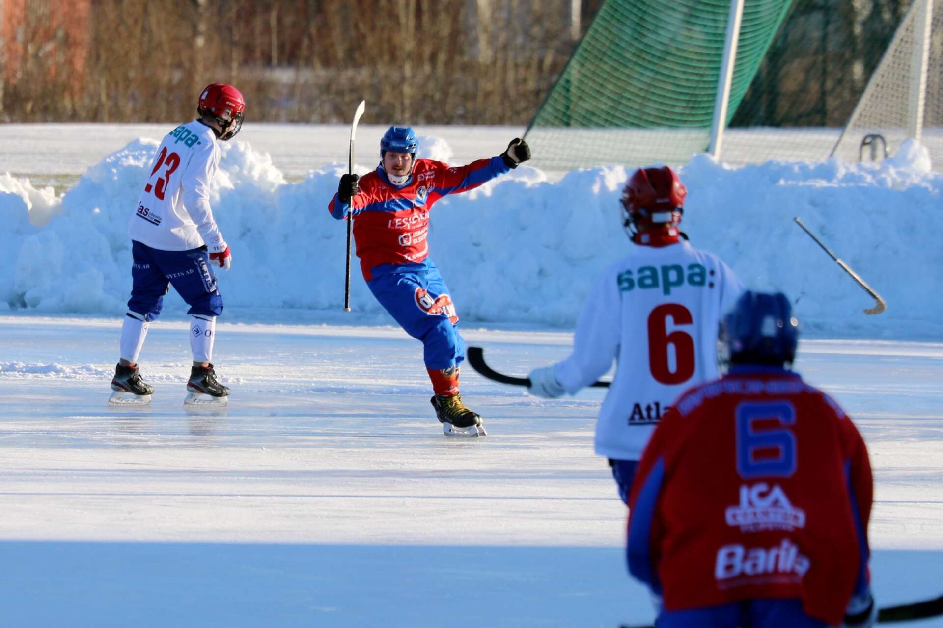 Jim Heikkinen gjorde fyra av Lesjöfors/Filipstads mål. 
