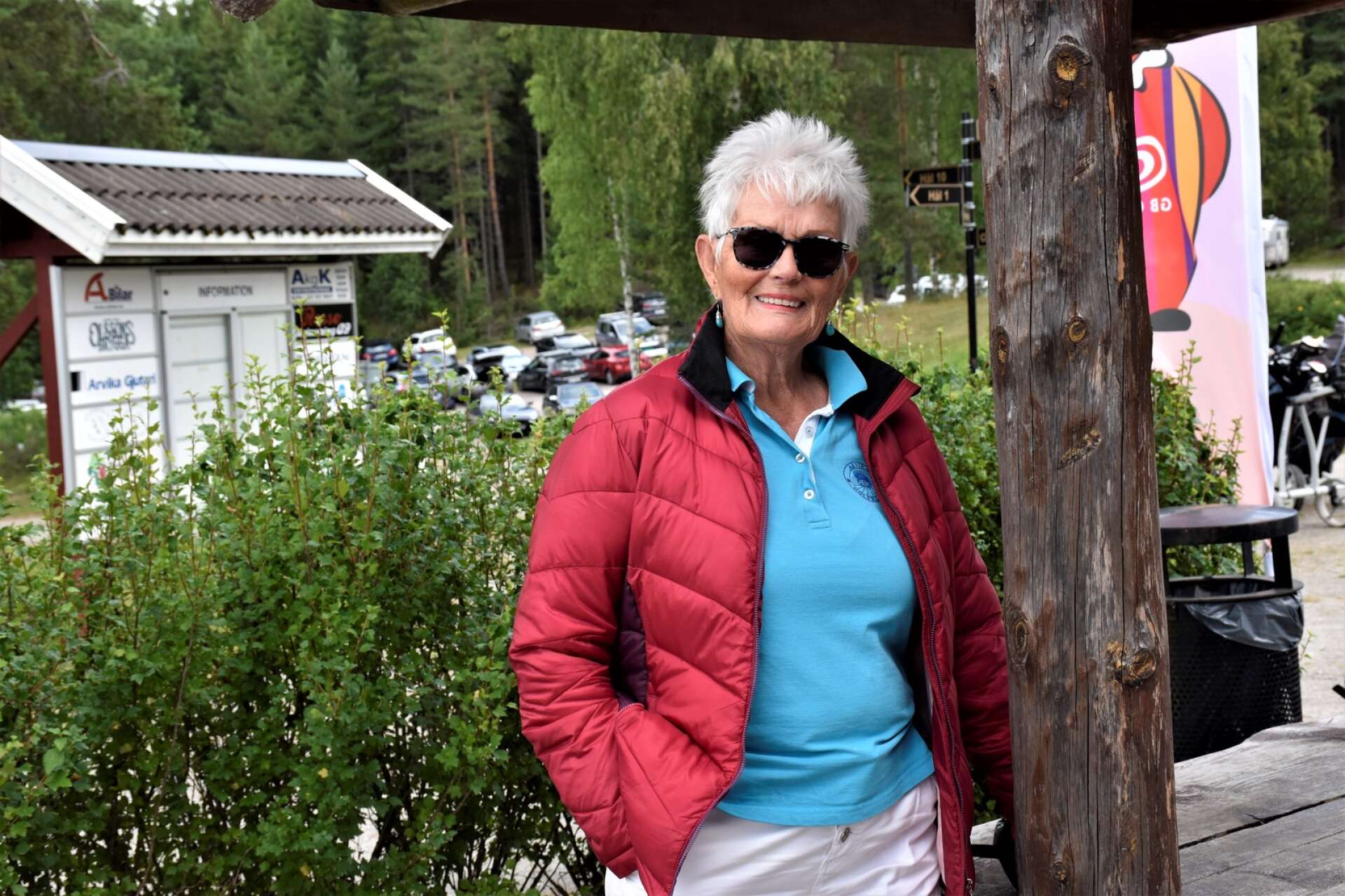 Kirsten Haug, 77, från Arvika Golfklubb var funktionär under några dagar. Hon har själv tävlat i Femdagarsgolfen 22 gånger. 