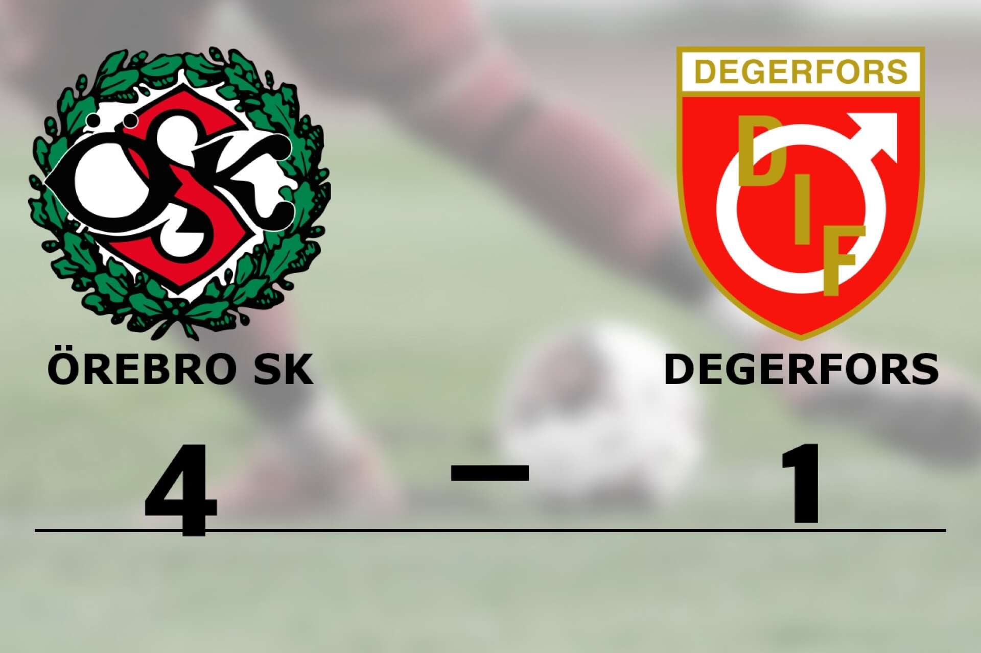 Örebro SK vann mot Degerfors