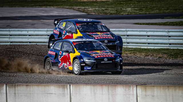 Johan Kristoffersson och Ole Christian Veiby dammar av de gamla RallyX-bilarna nästa helg – i ett mästerskap där titeln i högsta grad finns inom räckhåll.
