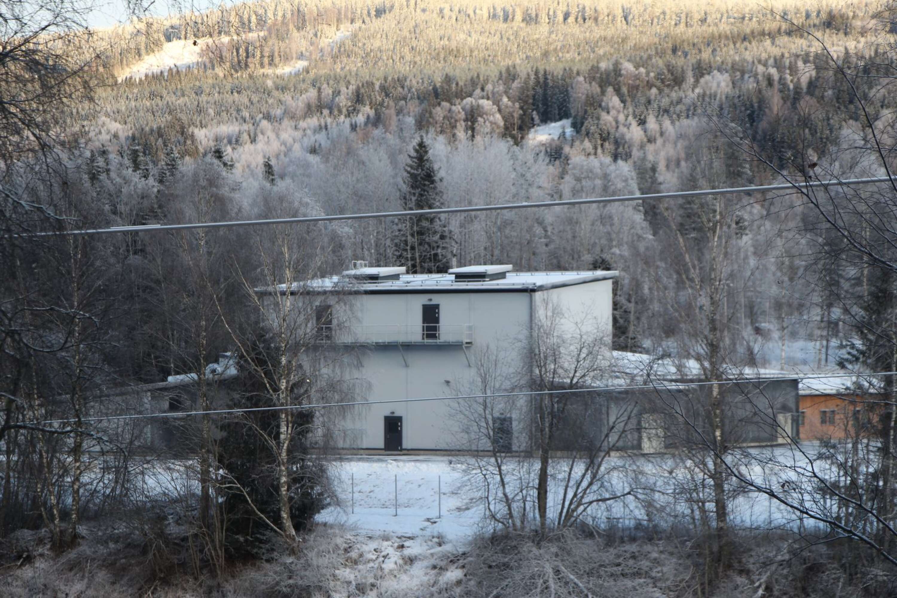 Invid Klarälvens strand ligger Ransby/Branäs avloppsreningsverk.