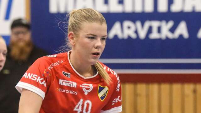Julia Martinsson gjorde Dotteviks enda mål i söndagens förlust mot Lillån, som vann med 8-1. Arkivbild.