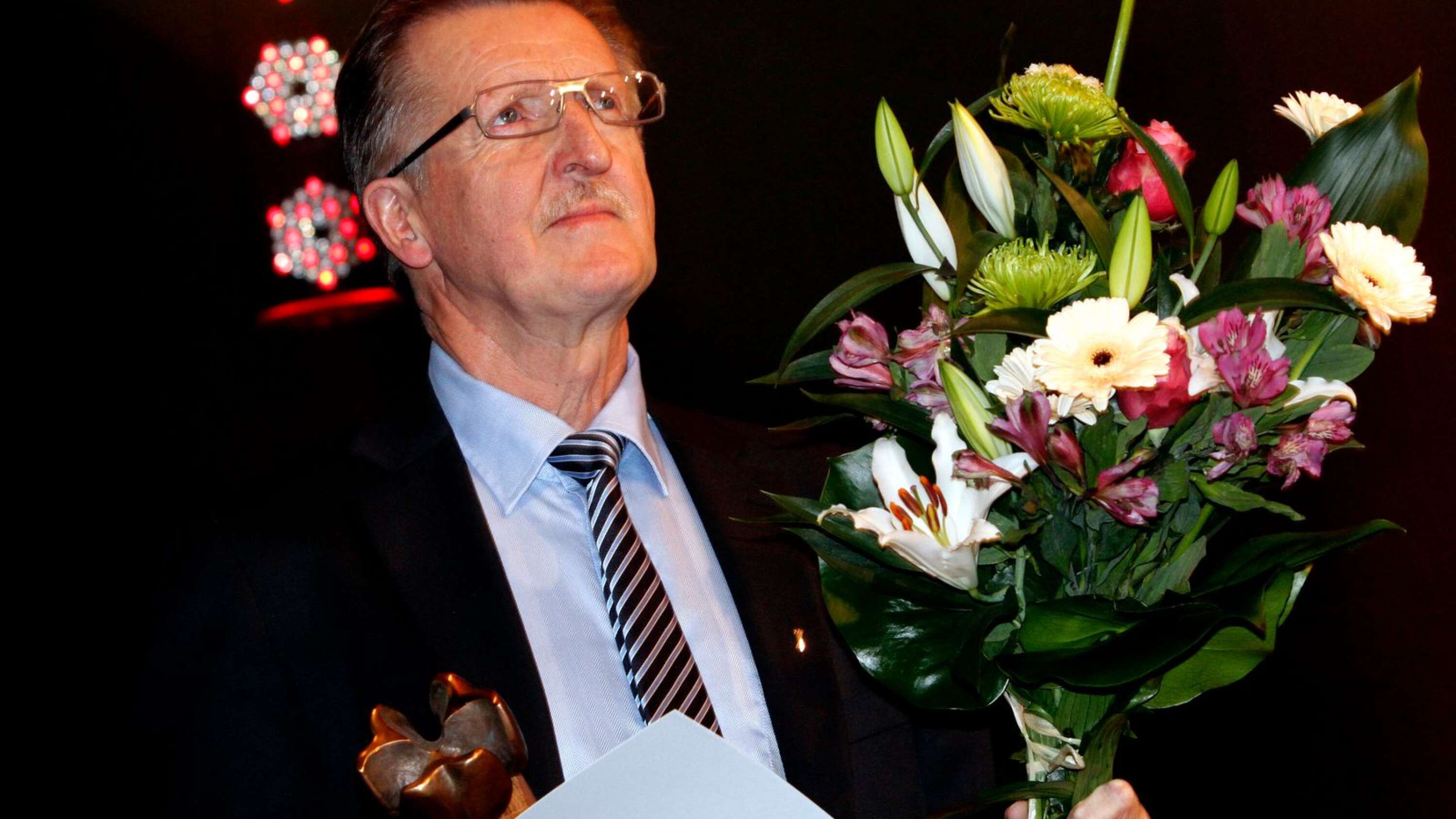 Sören Karlström drog igång Idrottsgalan i Skövde, 2012 fick han hederspriset.