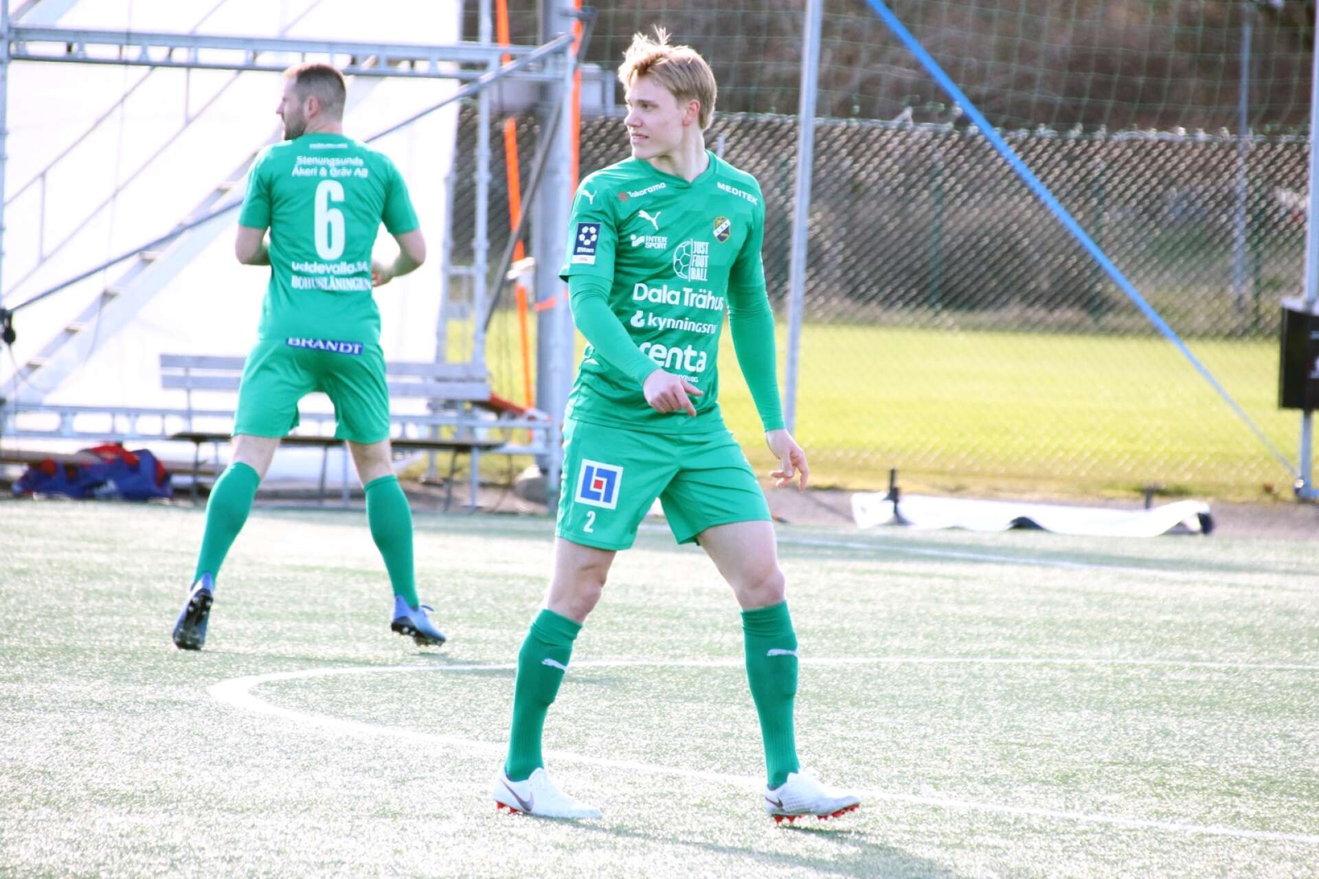 Gustav Källén i match mot IFK Malmö i Trollhättan.