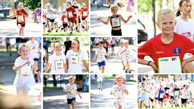 Se bilder från Miniloppet 2023: ”Jag visste inte att det var i dag, men jag springer varje dag på rasterna vilket är tur”