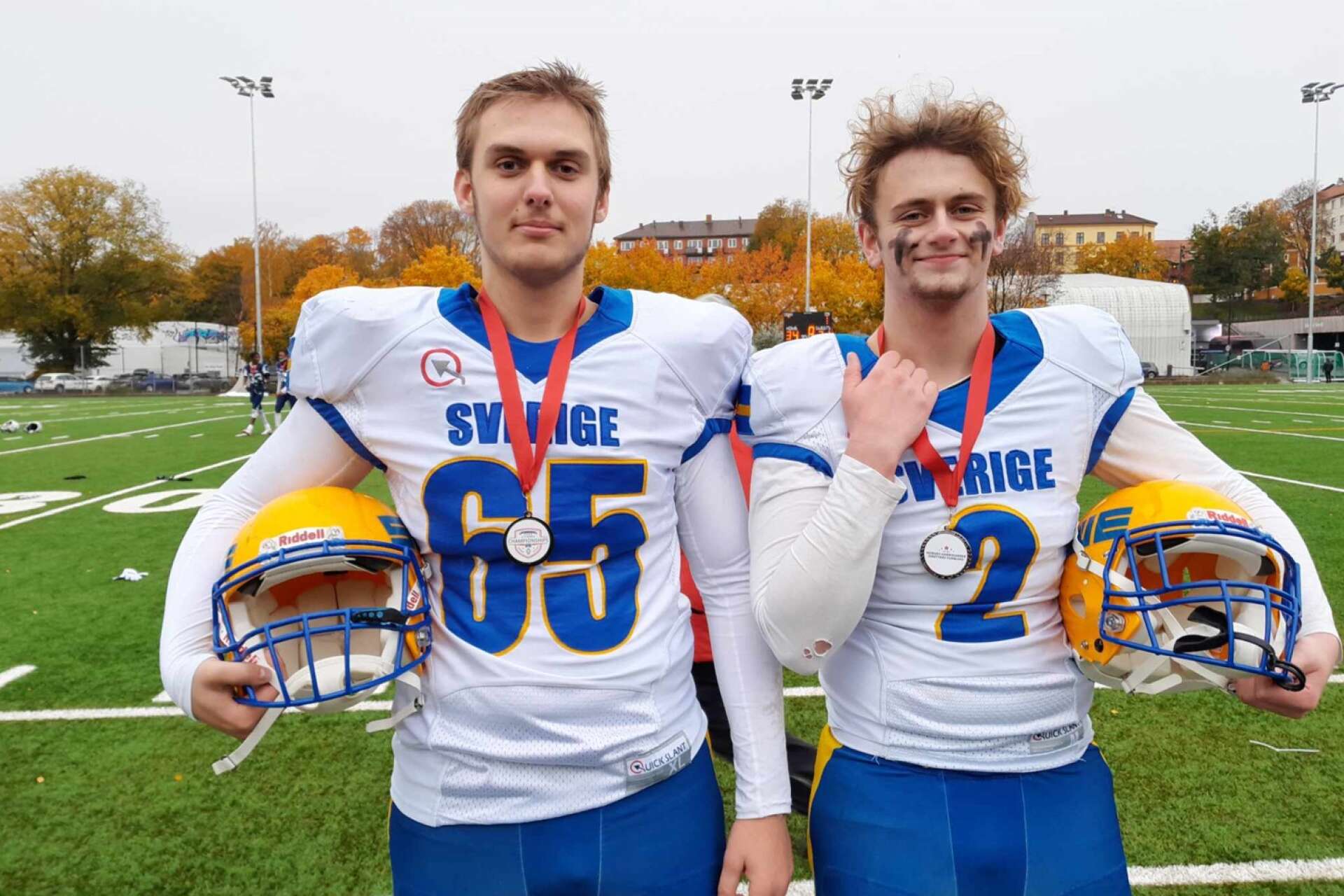 Simon Järpler och Jacob Järnesund fick chansen i U17-landslaget tidigare i somras och där blev det ett NM-silver för Sverige.