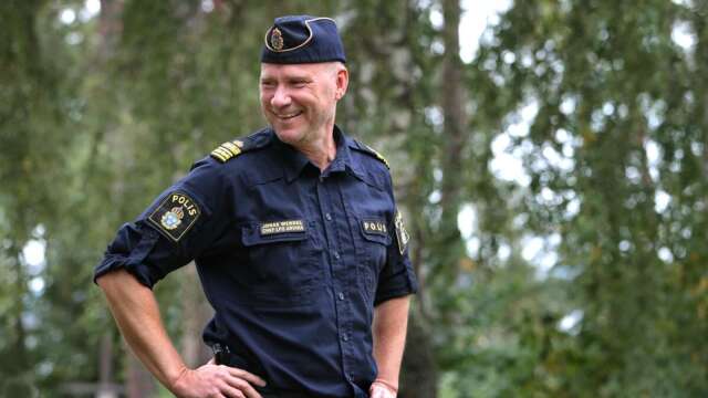 Jonas Wendel, lokalpolisområdeschef i Arvika, sammanfattar en lyckad Arvika Hamnfest för polisens del.