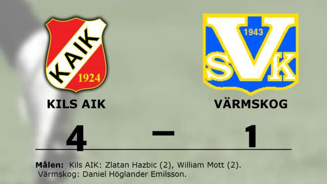 Kils AIK FK vann mot Värmskogs SK