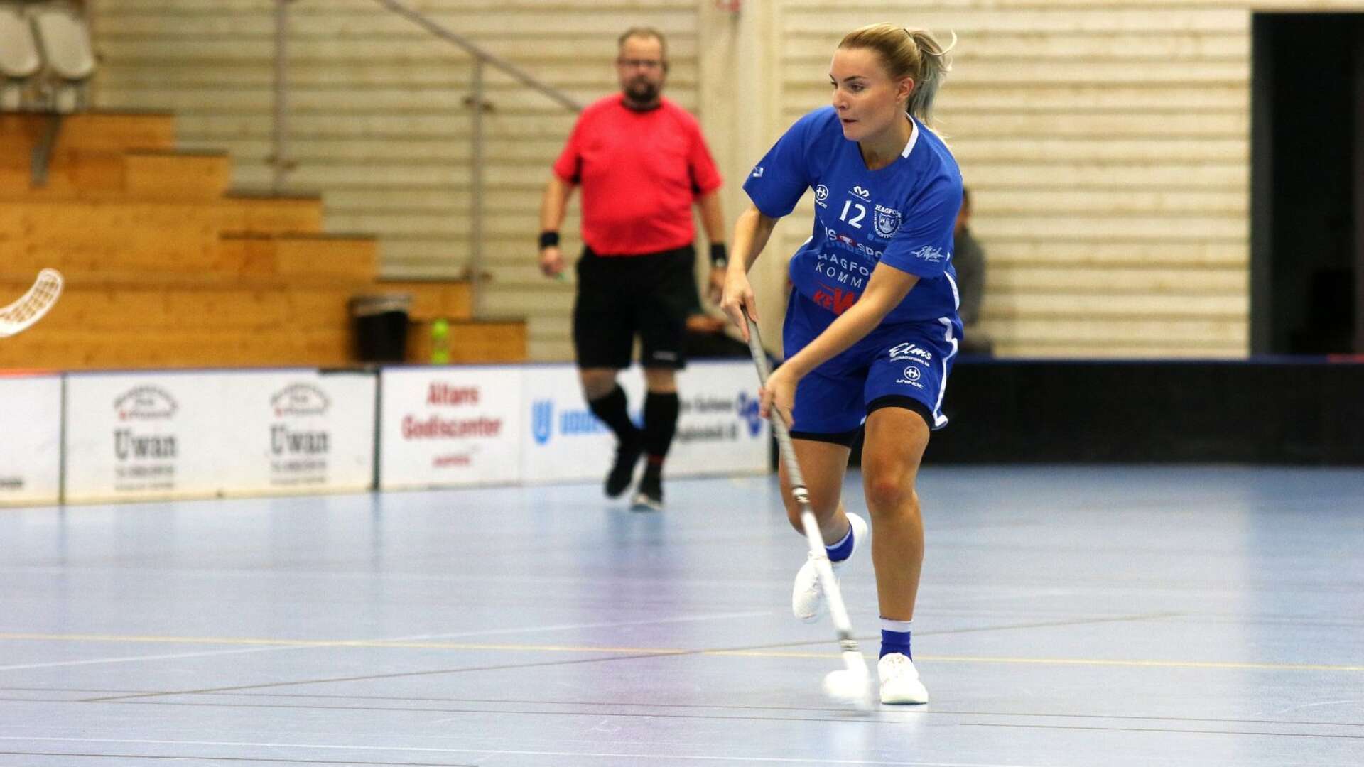Wilma Berggren gjorde 1–0-målet för Hagfors IF Uddeholm. Arkivbild.